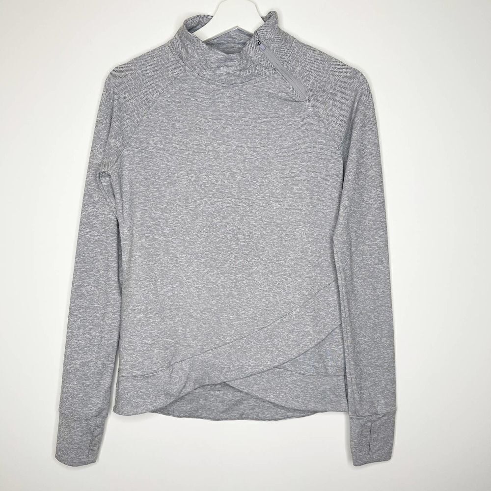 MONDETTA Gray Striped Sweater